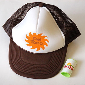 Del Taco promo cap + sticker is being swapped online for free