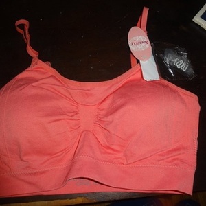 ON HOLD NWT Coral Bralette Crop Cami One Size Fits Most is being swapped online for free