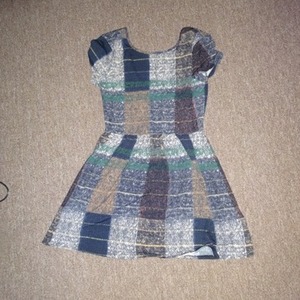 Patchwork Skater Style Mini Dress S is being swapped online for free