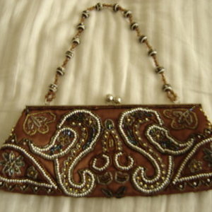 Beaded Vintage-look purse is being swapped online for free