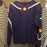 Vintage Navy Nautical Cardigan is being swapped online for free