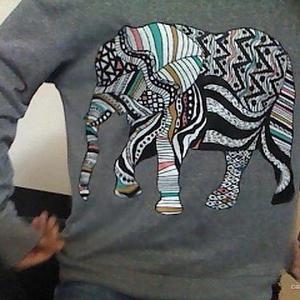 tribal elephant shirt is being swapped online for free