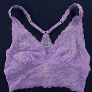 Victoria's Secret lavender LACIE racerback bralette Size Small is being swapped online for free