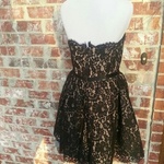 NWT Neiman Marcus black nude lace dress size 4 is being swapped online for free