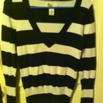 black and white stripe sweater is being swapped online for free