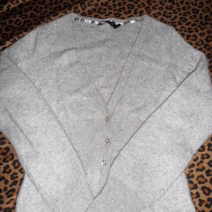 The Limited Silver Sparkle Gray Cardigan Xsmall is being swapped online for free