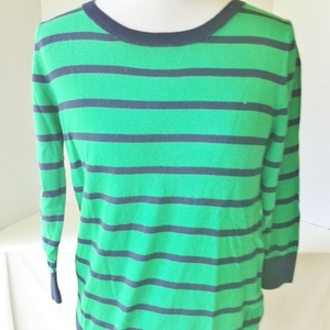 Nautical 3/4 Sleeve Sweater Size M is being swapped online for free