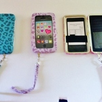 NWT Smartphone Wristlet- Purple Cheetah is being swapped online for free