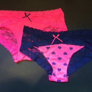 2 brand new pairs of Lacey Panties - Small is being swapped online for free