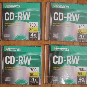 Memorex CD-RW 700MB/80 minutes/4x multi speed is being swapped online for free