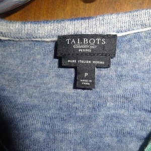 Talbots Blue Print Spring Sweater XS/P is being swapped online for free