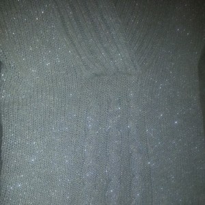 sparkle sweater with silver sparkle thread glitter flashy small is being swapped online for free
