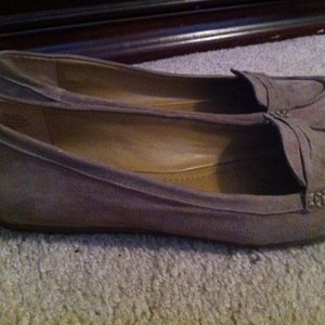 Nine West gray suede penny loafers - size 8.5 is being swapped online for free