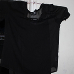 black sheer blouse xl is being swapped online for free