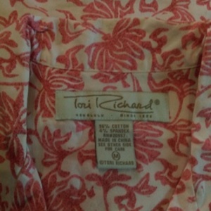 Tori Richard (made in hawaii) dress- pink print is being swapped online for free