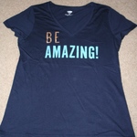 Old Navy Be Amazing V Neck Tee Size L is being swapped online for free
