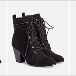 Black Heeled Booties from JustFab is being swapped online for free