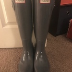 Charcoal grey Hunter Rainboots is being swapped online for free