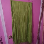 Large Lime Scarf, Handmade is being swapped online for free