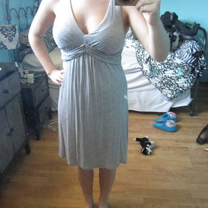 grey dress is being swapped online for free