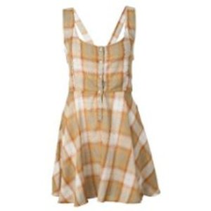 NWT RCVA Harvest Moon Plaid Dress is being swapped online for free