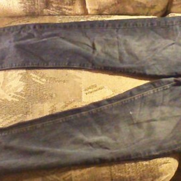 Slightly worn denim jeans is being swapped online for free