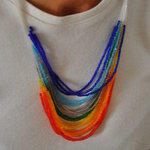 Beaded multicolor necklace  is being swapped online for free