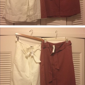 Jcrew Chino Skirt New With Tags S2016 is being swapped online for free