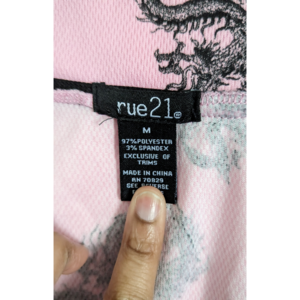 Rue 21 Pink Jersey shirt Size Medium  is being swapped online for free